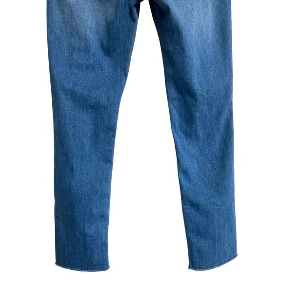 Hudson Midrise Tally Skinny Jeans Raw Hem Crop 28 - Excellent - Picture 13 of 16